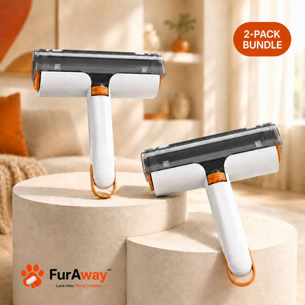 FurRoll™ Reusable Pet Hair Roller for Dogs & Cats