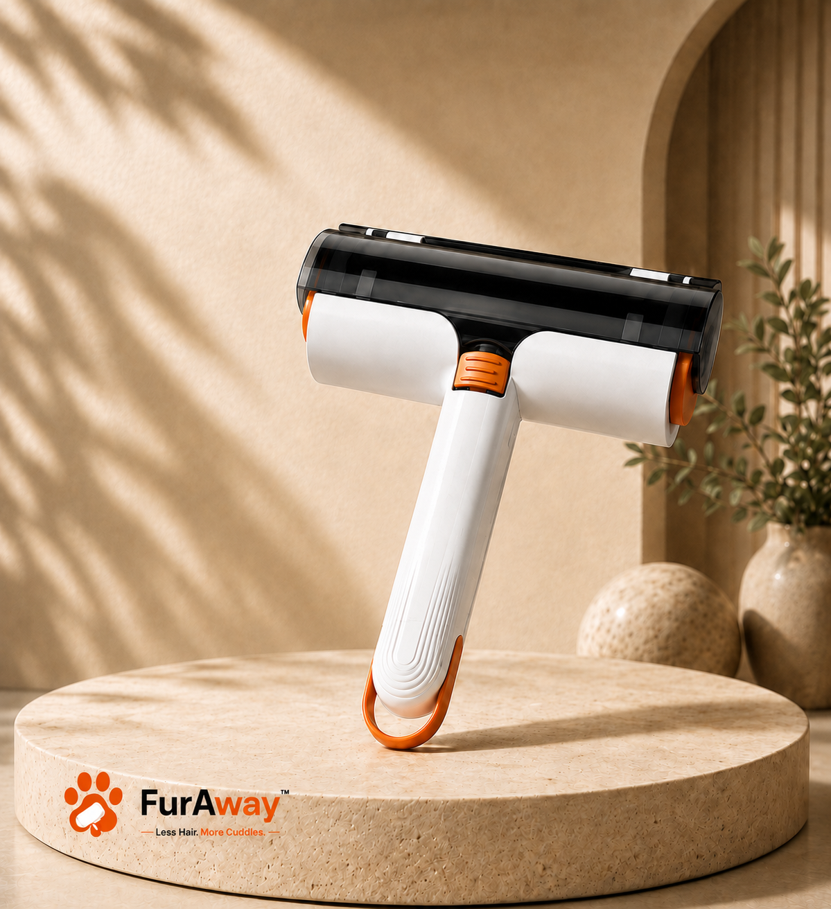 FurRoll™ Reusable Pet Hair Roller for Dogs & Cats